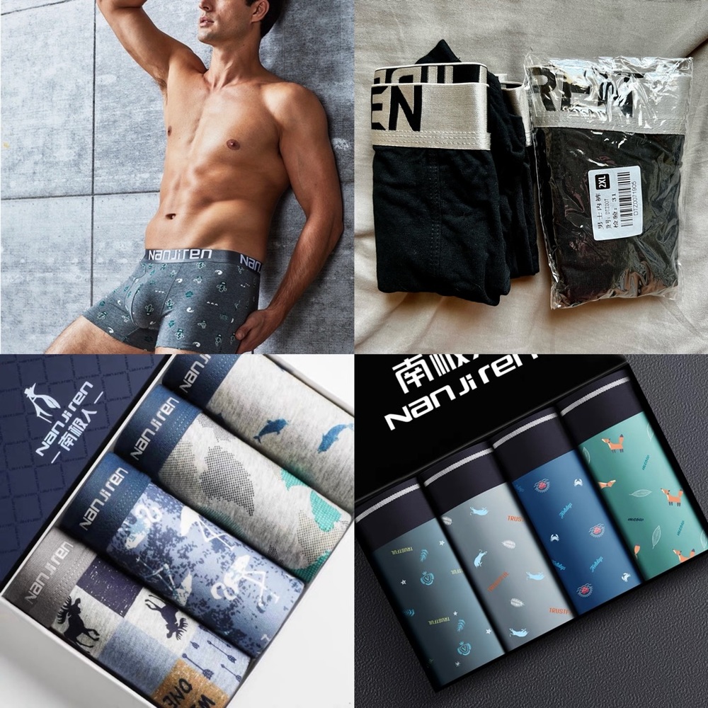 10 pieces bundle NANJIREN_Brand New with tag_men's cotton trunks underwear_S/M
